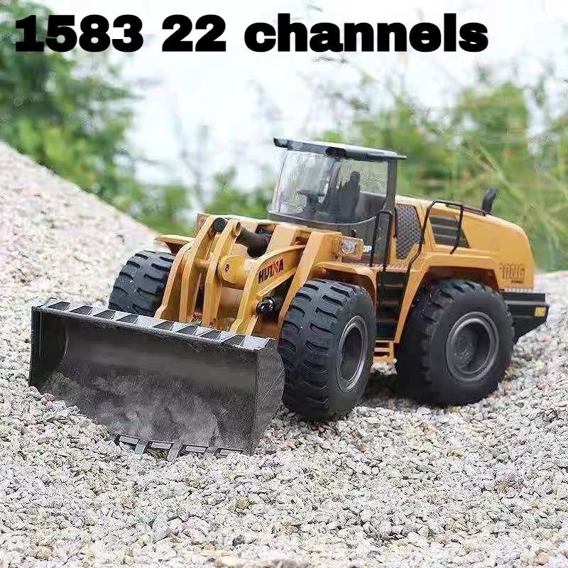 

Бульдозер HUINA Model 583 2025: Улучшенная Большая Модель из Сплава, Профессиональный Строительный Погрузчик на Радиоуправлении для Детских Игр на Открытом Воздухе