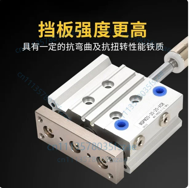 Accessories 1 pcs adjustable stroke three-axis three-rod guide rod cylinder small pneumatic mgpm12x20-20-xc8 mgpm12x30-20-xc8