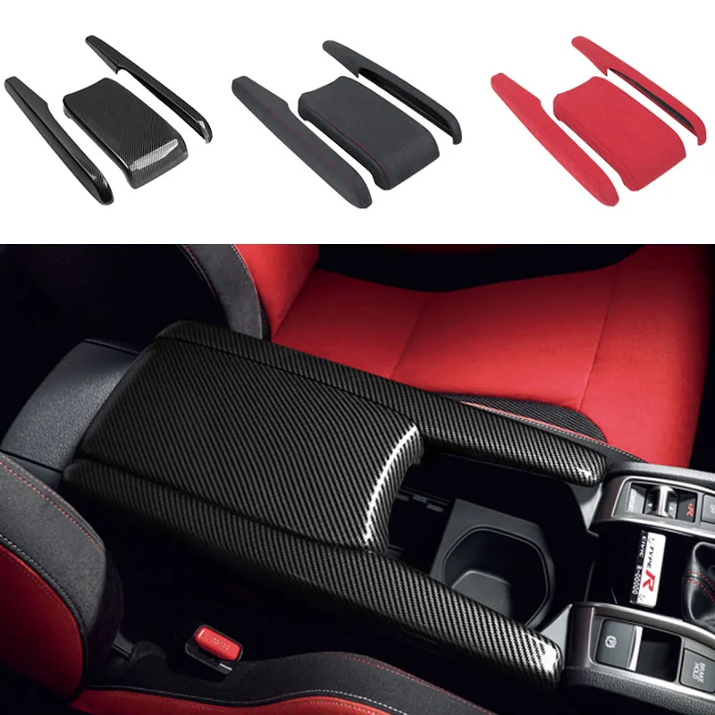 

Для HONDA CIVIC 2016 2017 2018 2019 2020 2021, крышка центральной консоли, подлокотник, крышка коробки, аксессуары