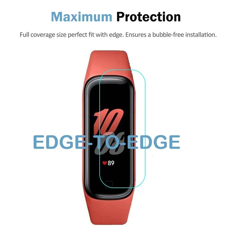 100 Packs Screen Film For Samsung Galaxy Fit 2 Protector Film Protective For Galaxy Fit2 SM-R220 Fit-e R375 Fit R370 Smartband