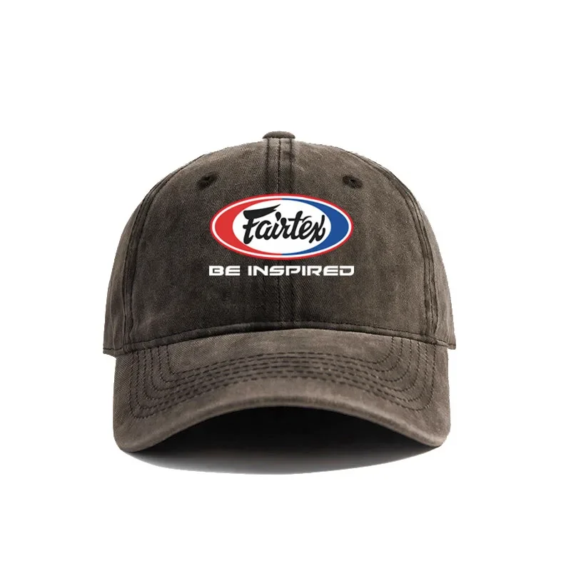 Fairtex Be Inspired Baseball Cap Summer Distressed Dad Hats Men Outdoor Adjustable Cotton Caps