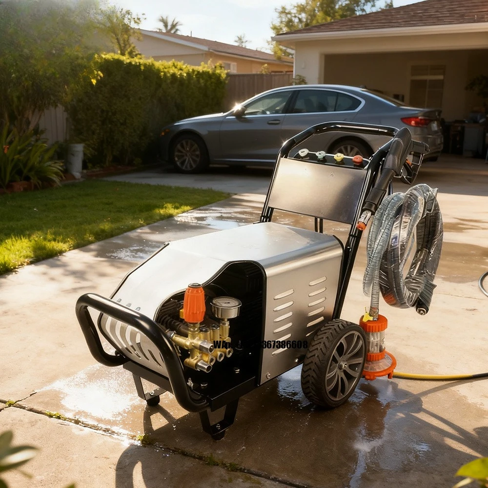 معدات رش غسيل السيارات الزراعية عالية الطاقة التجارية جهاز تنظيف يعمل بالضغط العالي 220 فولت ماكينة غسيل السيارات الأوتوماتيكية الصناعية #1