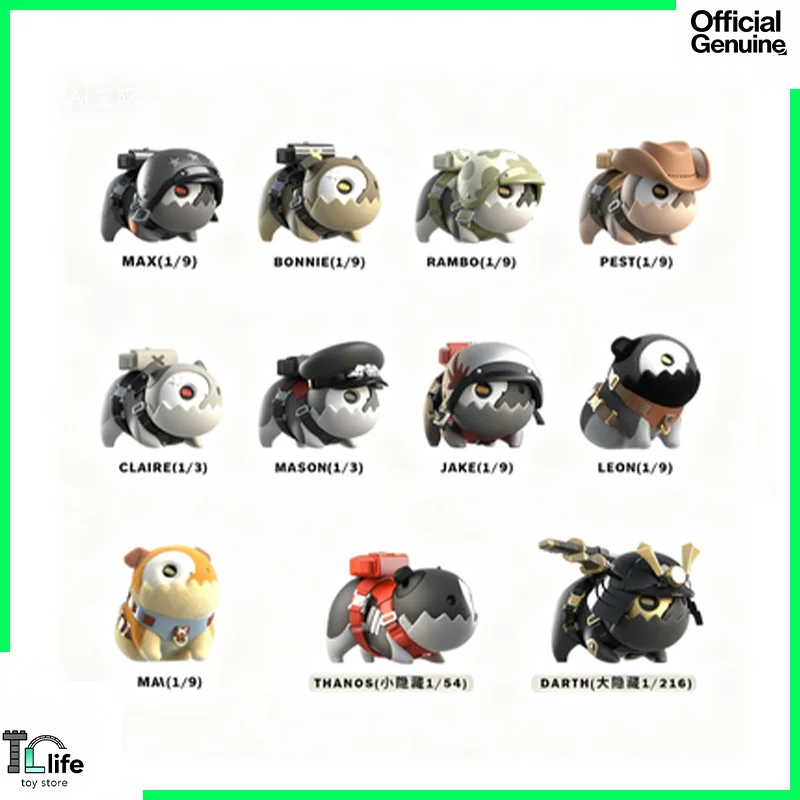 

Mr.Bone 5th Generation The Wild One Dirty Silk Dog Series Blind Box Anime Figures Desktop Decoration Doll Mystery Box Gift Toys