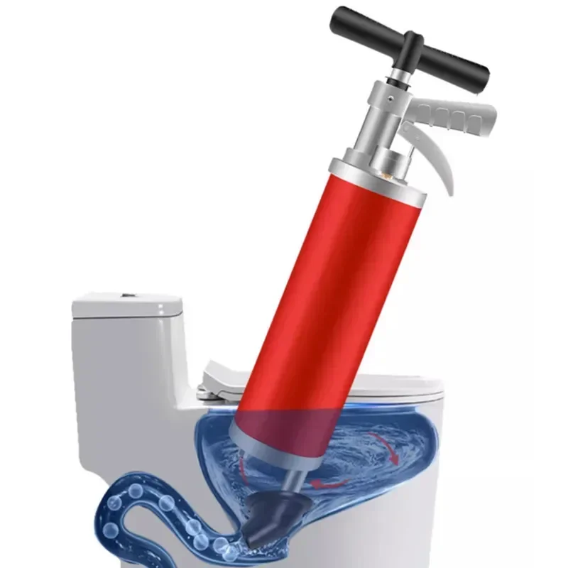 Amazing drain cleaning tool, toilet plunger, sewer unclogging, high-pressure toilet blockage remover