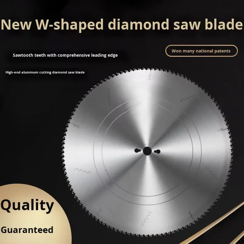 Diamond & PCD 10-Inch Aluminum Alloy Saw Blade with 120 Teeth and CrN Coating