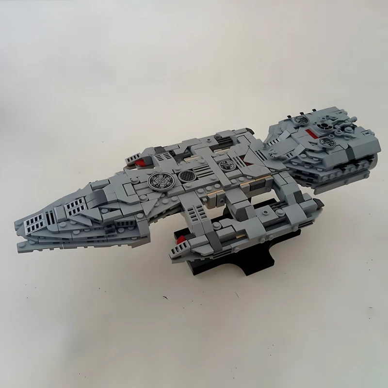 

MOC ICONS Spaceship the Original 1978 Battlestar Galactica Building Blocks Set DIY Model Kids Creative Assemble Brick Toys Gift