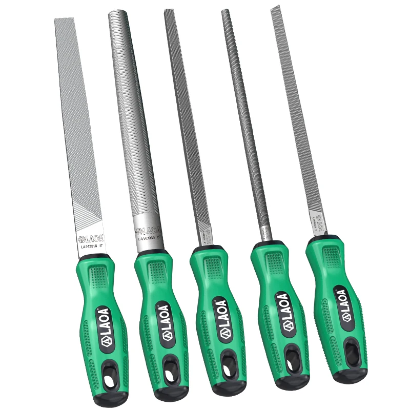 LAOA Diamond File Rasper Metal File in Shape Triangle Flat Semicircle ...