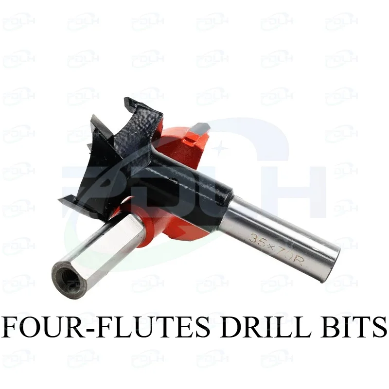 10PCS Tungsten Carbide Tools Four-Flutes  Drill Bits 70m Length for Machine