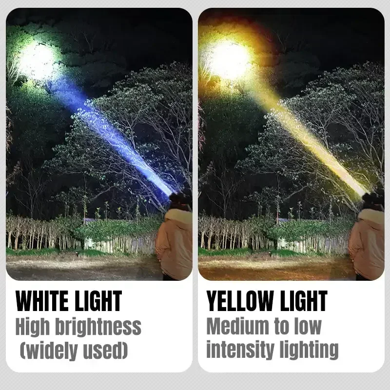 Super Bright LED Rechargeable High-power Headlights High Brightness Emergency Charging Outdoor Head Flashlight Fishing Lamp