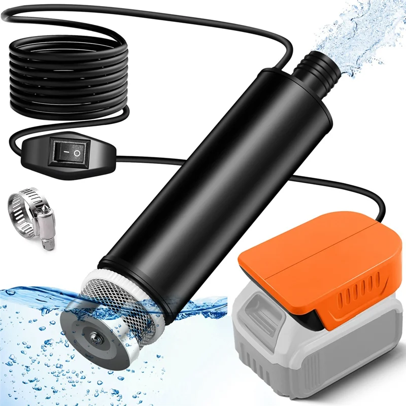 

GYTB-Water Transfer Pump For 20V Battery For Garden,Camping, Kiddie Pool, Fish Tank