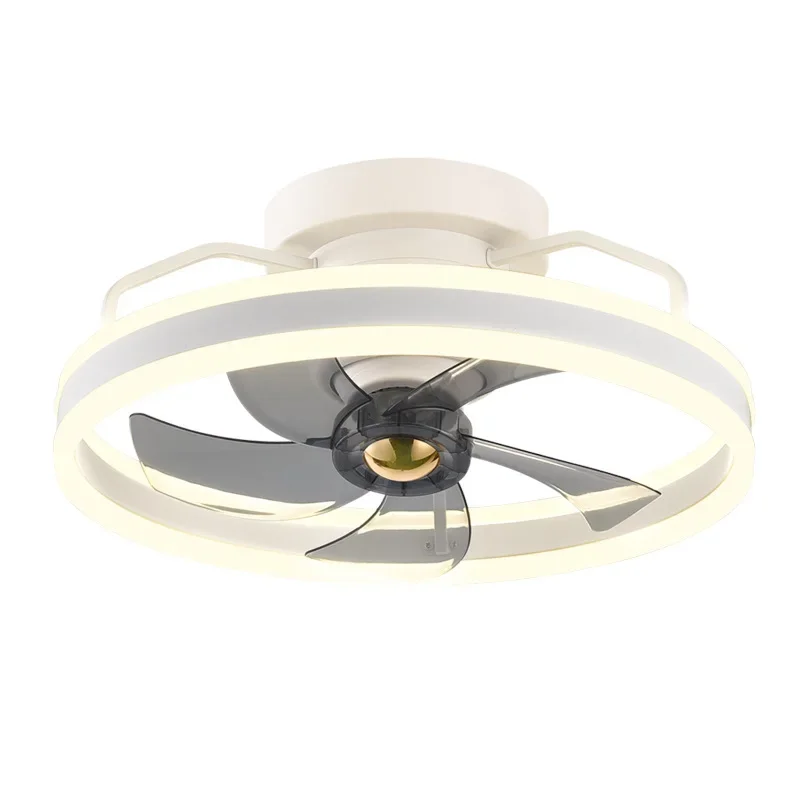 

Modern bedroom fan light ceiling simple dining room living room Nordic children invisible electric fan household ceiling