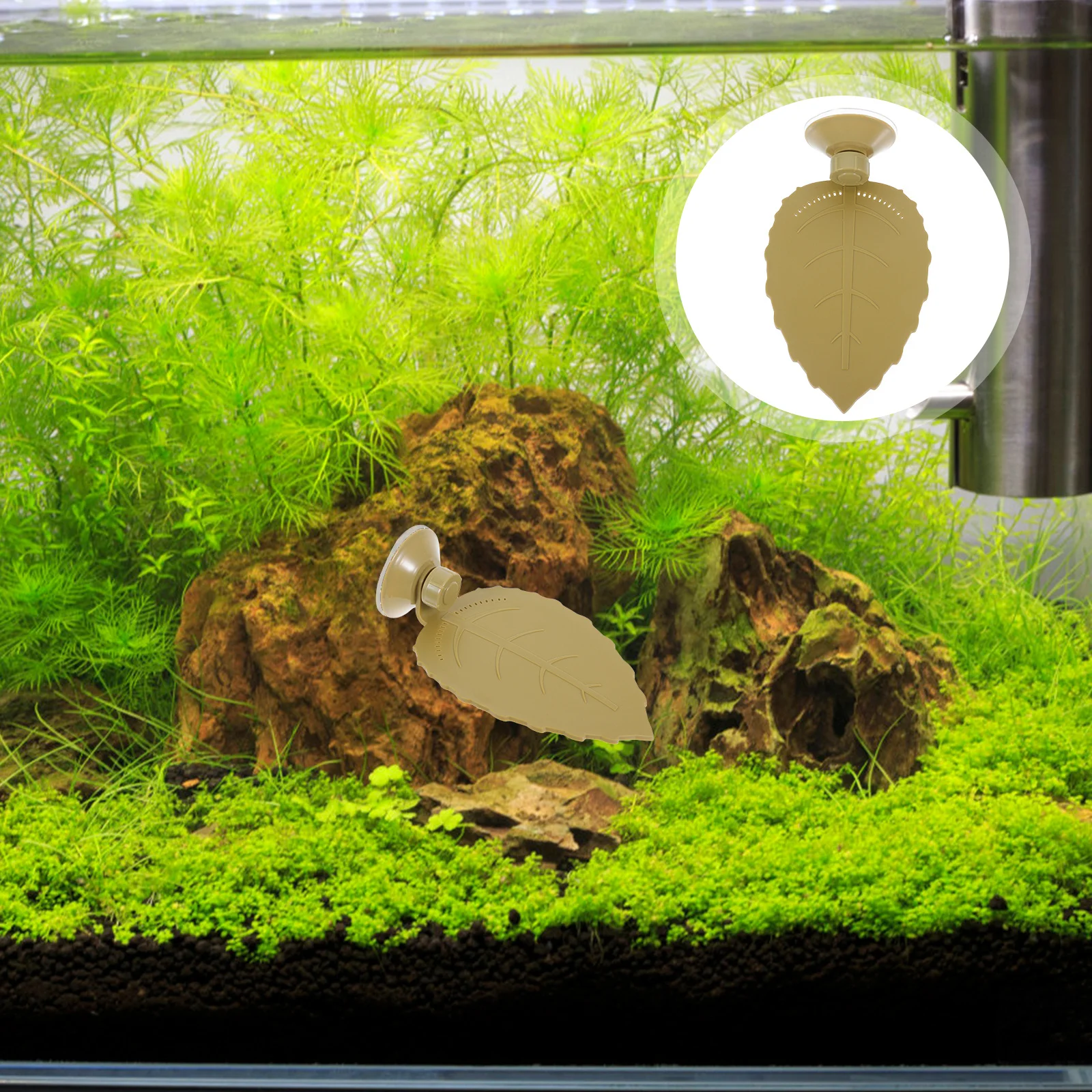 

Turtle Basking Platform Small Leaf Shaped Floating Island For Aquarium Reptile Decor Crab Frog Habitat Sunning Spot Turtle Tank