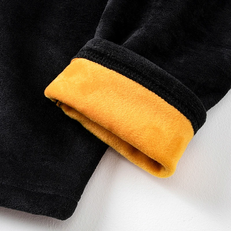 طقم ملابس داخلية دافئة سميكة للرجال للخريف/الشتاء مكون من قطعتين، مخمل مريح مزدوج الجوانب - يمكن ارتداؤه أقل من الصفر #6