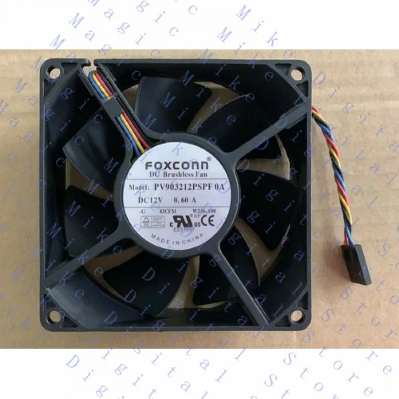 

UU 1PC 4-Pin 9.2cmx9.2cmx3.2cm PWM axial fan PV903212PSPF 0A 12V 0.60A