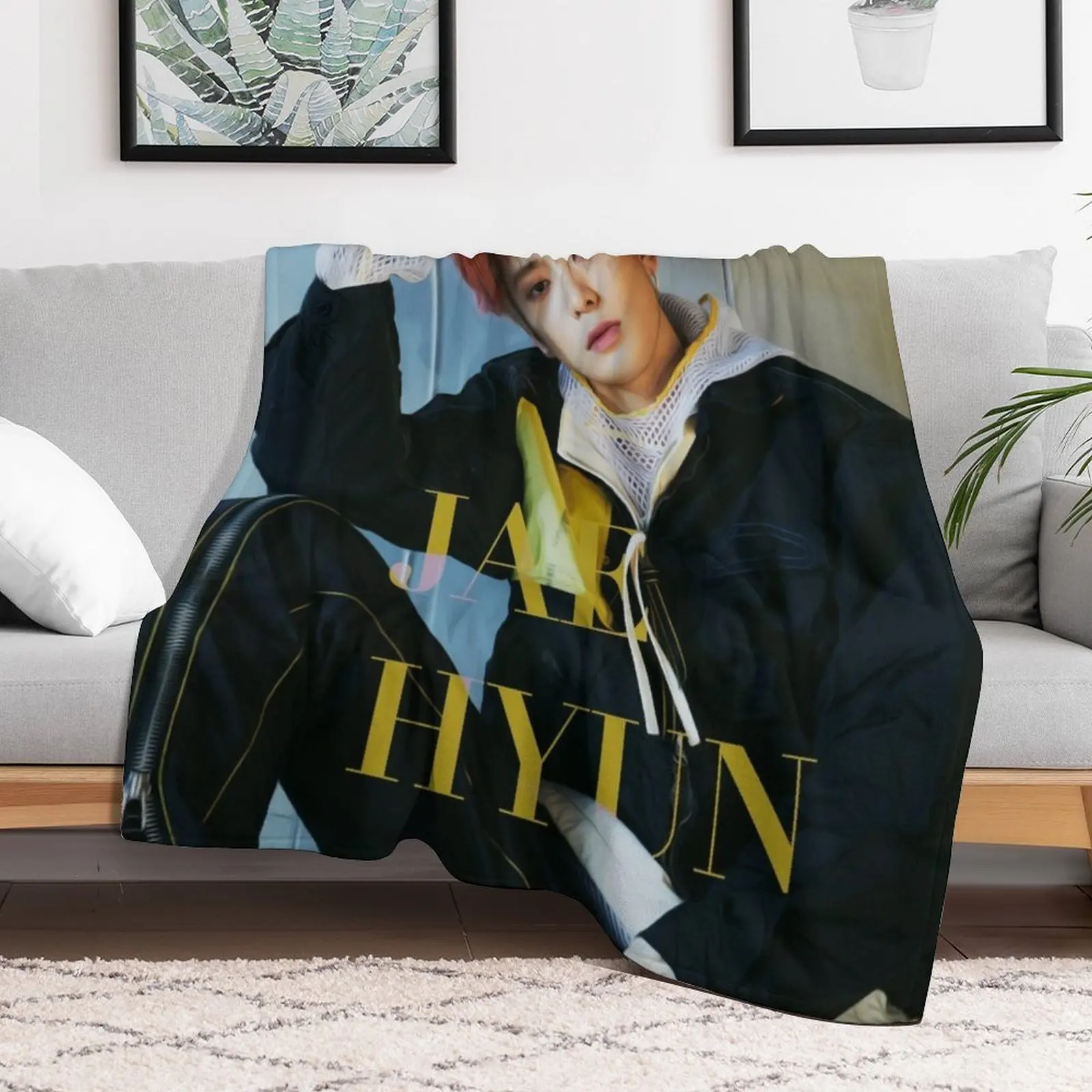 Jaehyun NCT 127 - Superhuman Throw Blanket Flannels Luxury Throw Decorative Sofas Heavy Blankets