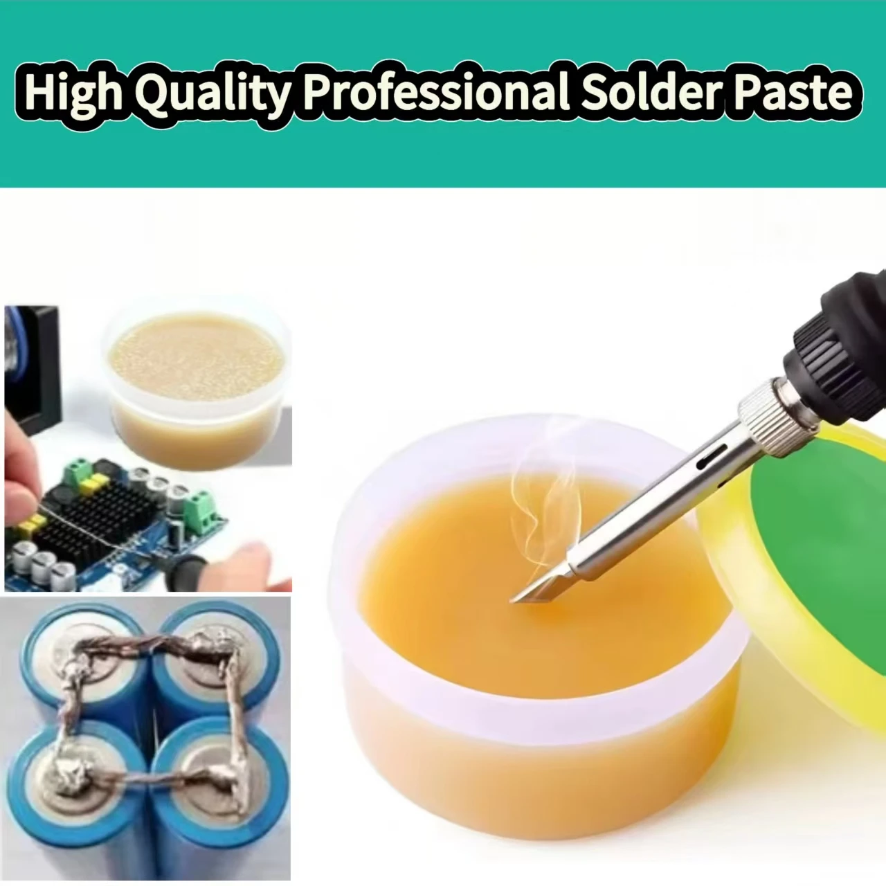 Solder Paste for Welding; Rosin Flux; No-Clean Soldering Oil; Electronic Maintenance Welding Auxiliary Tools and Materials