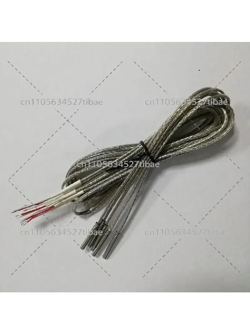 2Pcs PT100 PT1000 RTD Platinum Temperature Sensor Probe with PTFE Cable 2-Wire