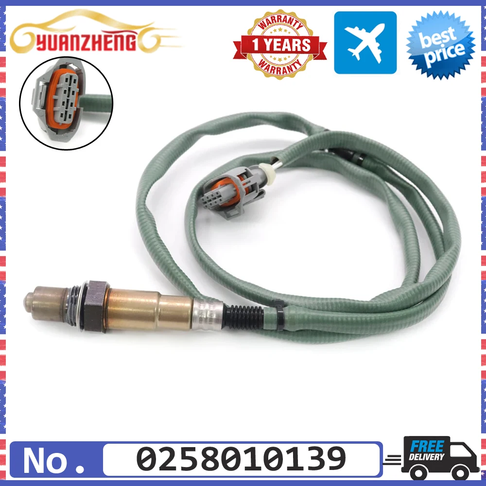 

NEW 0258010139 Air Fuel Ratio Sensor Lambda O2 Oxygen Sensor For PORSCHE BOXSTER CAYMAN PANAMERA 10-16 97060617201 97060617600