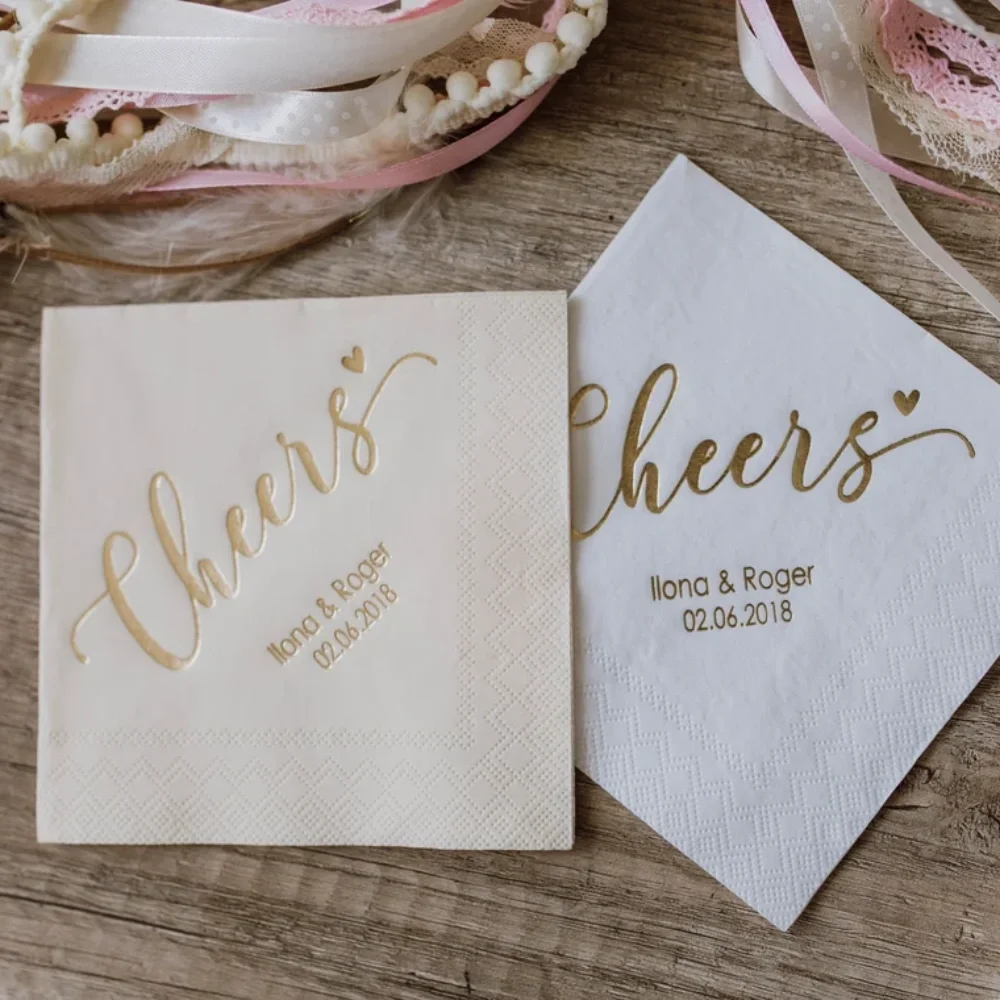 50 Lunch Personalized Napkins,napkins cheers ,Personalized Napkins,Custom Napkins,Wedding Napkins,Monogramed Napkins,Decorpress