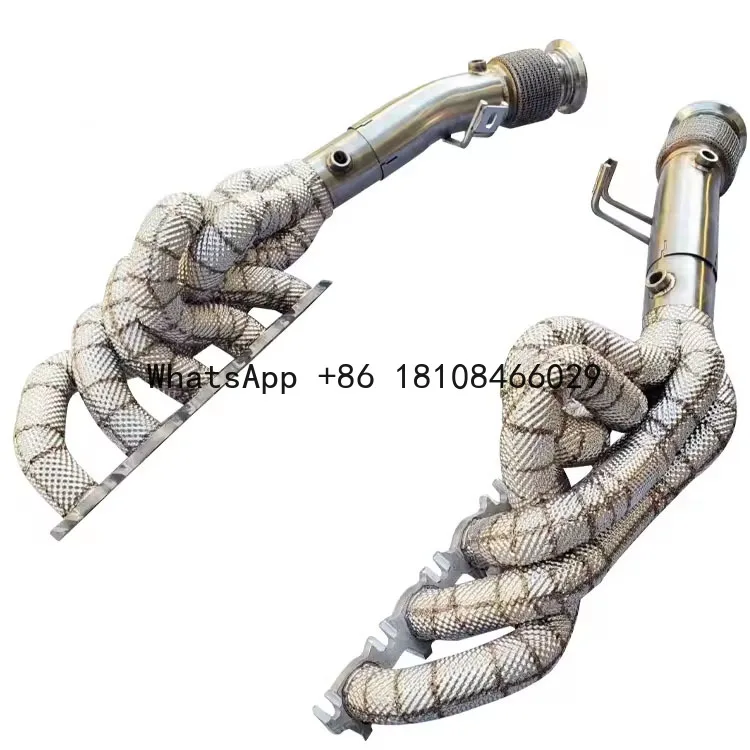 Xinaote Exhaust Long Tube race manifold for Lamborghini Gallardo LP550 LP560 LP570 Huracan LP580 LP610  R8 V10 5.2 header