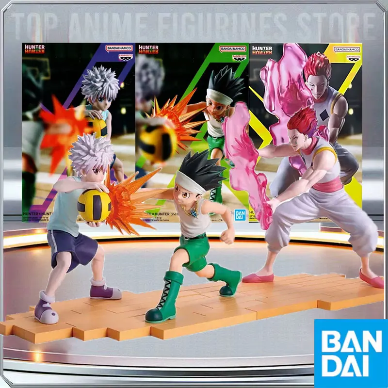 

Оригинальные коллекционные фигурки BANDAI Banpresto HUNTER×HUNTER: Гон Фрикс, Килуа Золдик, Хисока — аниме-фигурки, модель для коллекционирования, игрушка, праздничный подарок