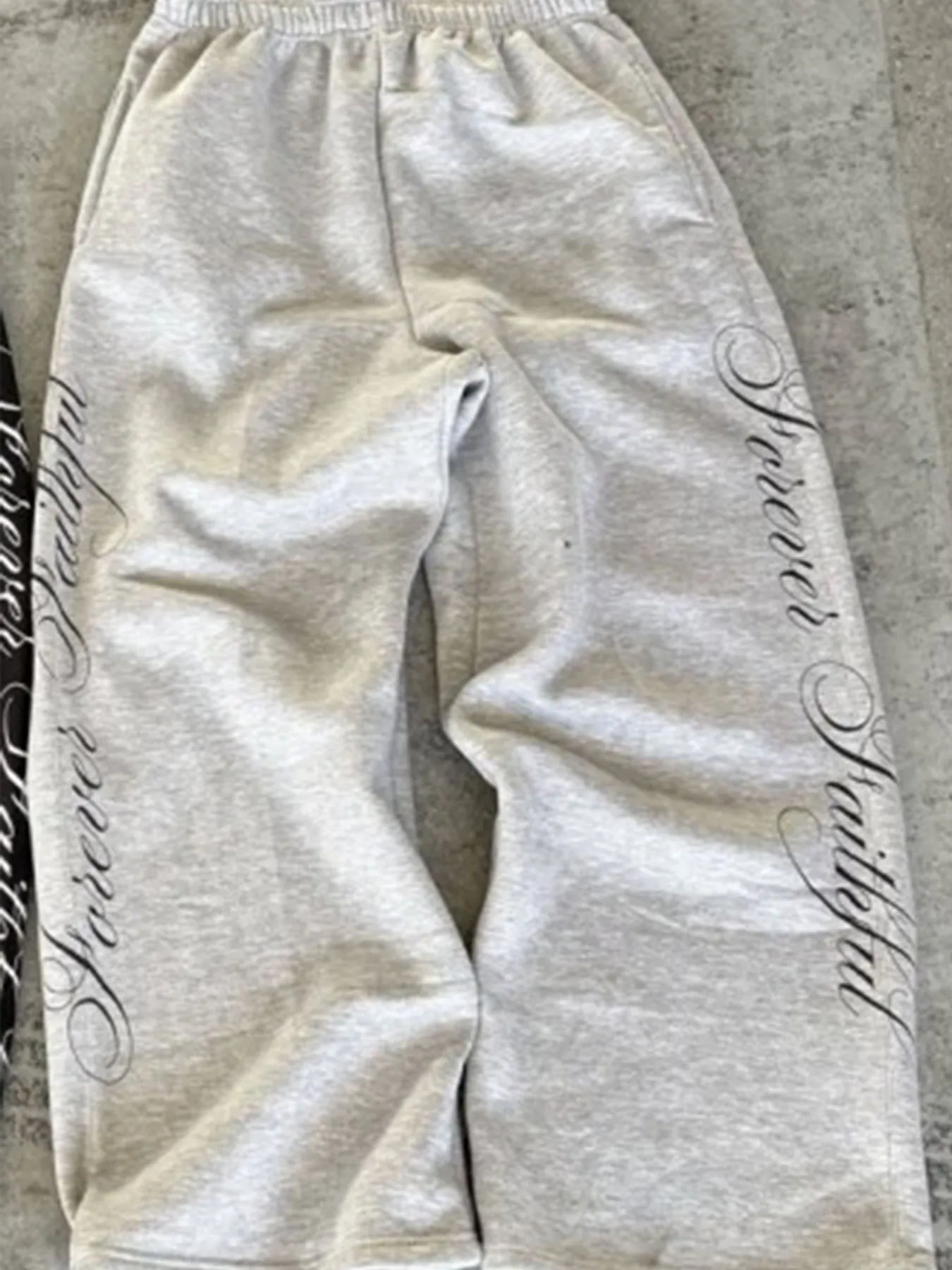 Summer Fashion Trend Classic Versatile Side Letter Printing Design Long Loose Casual Versatile Comfortable Pant Women's Clothe