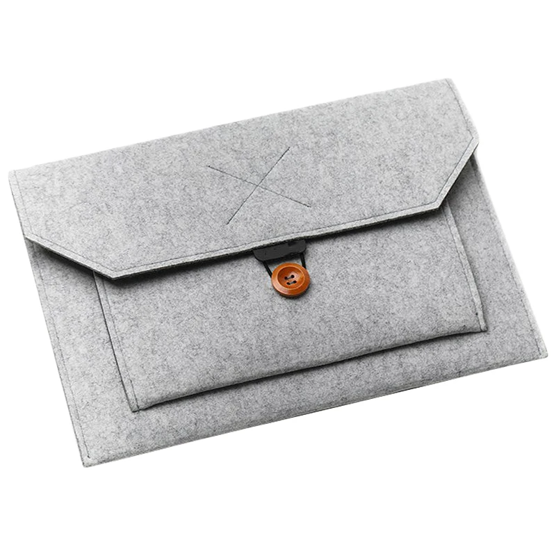 حقيبة ABQR الناعمة للأعمال لجهاز الكمبيوتر المحمول Air Pro Retina 13 لحقيبة الكمبيوتر اللوحي باللون الرمادي الفاتح