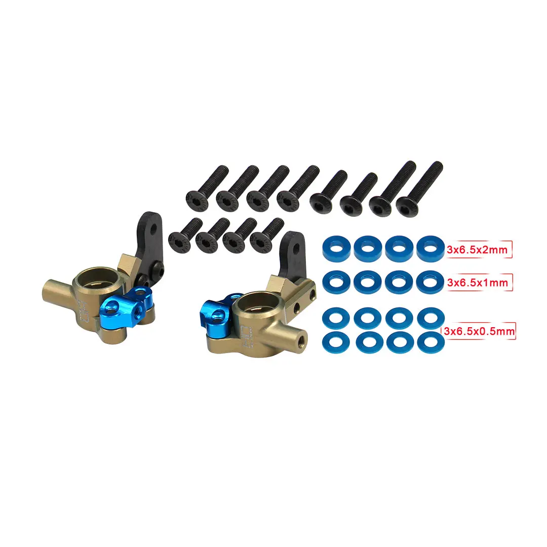 Hot Racing Team Associated RC-10 B7 Steering Block 7075 Hard Oxide 3° KPI Shim Carpet Astro Race​