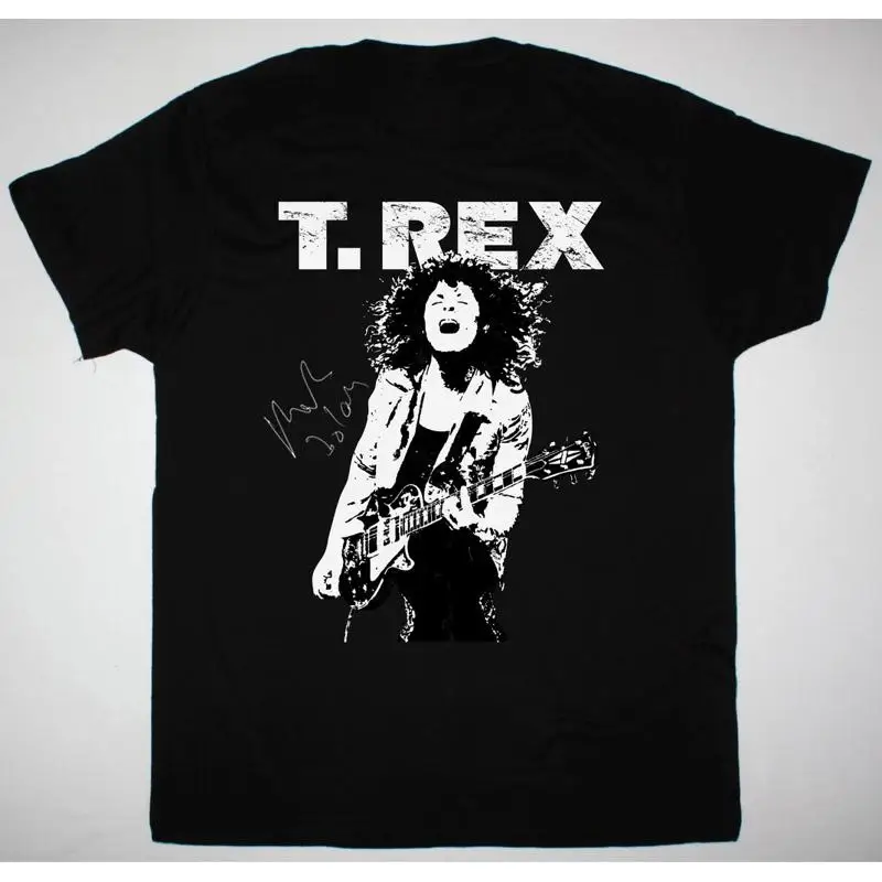 T Rex Marc Bolan Signature Album Shirt Full Size S To 5Xl