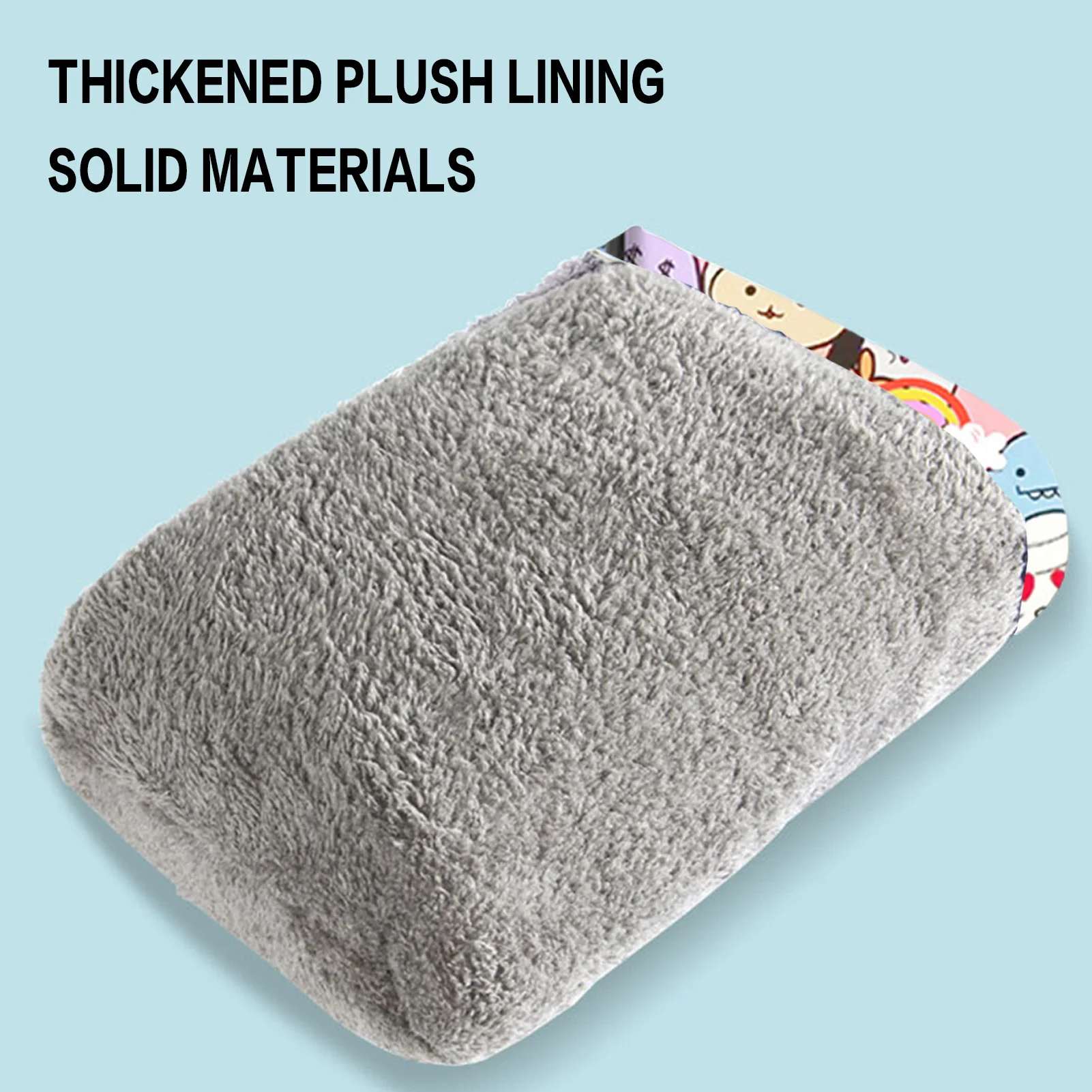 1 Pasang Penutup Stang Sepeda Listrik Musim Dingin Berlapis Bulu Tebal Tahan Air Tahan Angin Universal Penutup Stang Sepeda Motor