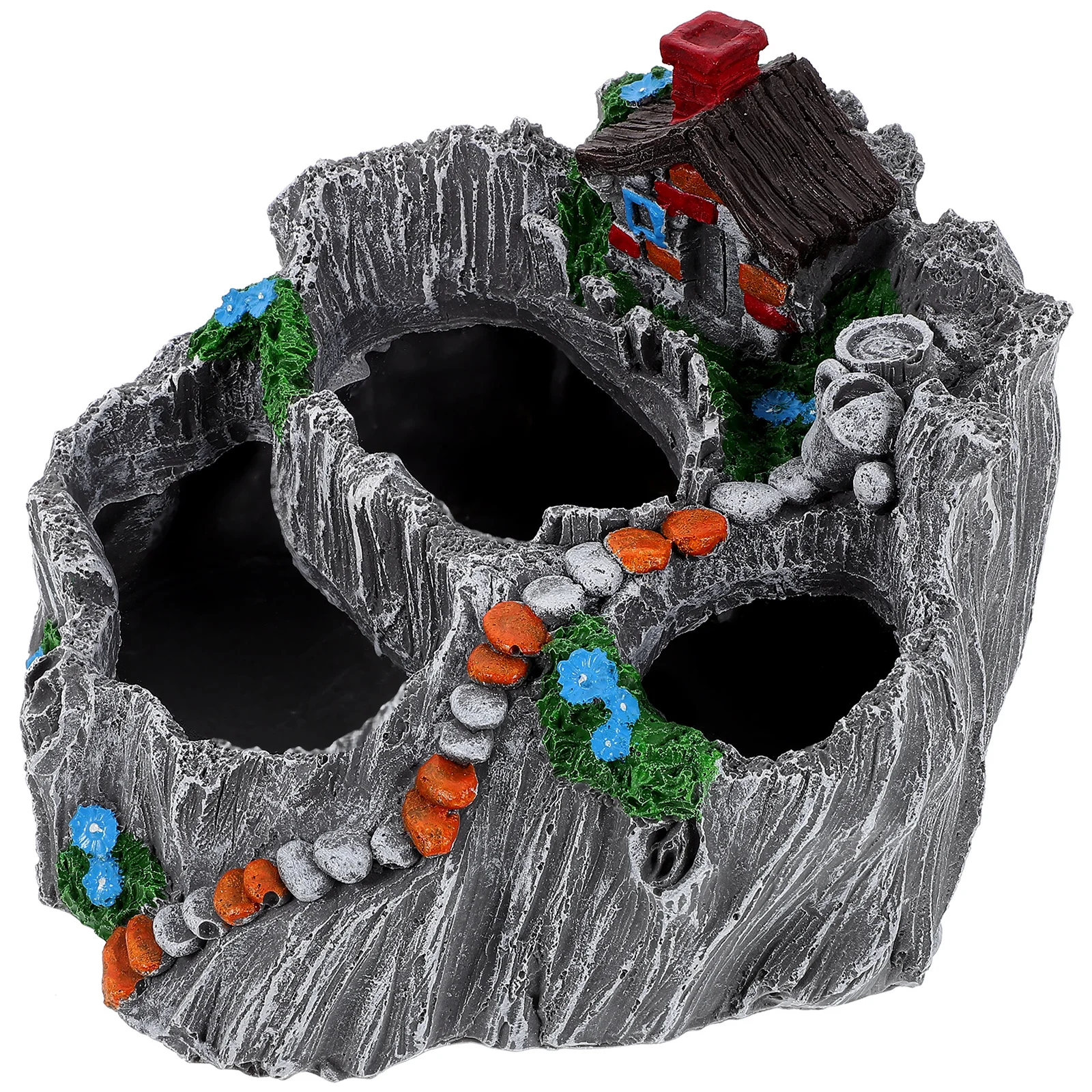 

1Pcs Lovely Flowerpot Unique Decoration Show Love Enthusiasm Home Office Charm Resin Succulent Pot Simulated Flower Pot