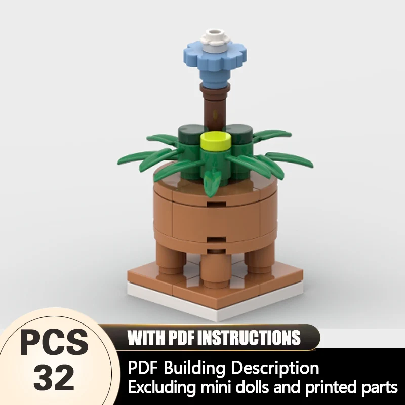 

Creators Animal Series Model MOC Building Bricks Single Flower Plant Modular Technology Gifts Holiday Assemble Children Toy Suit