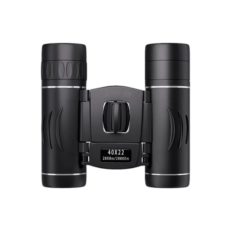 Zoom Binoculars 40x22 Compact Long Range 2000m Folding HD Mini Telescope BAK4 FMC Optics Hunting Sports Camping Travel