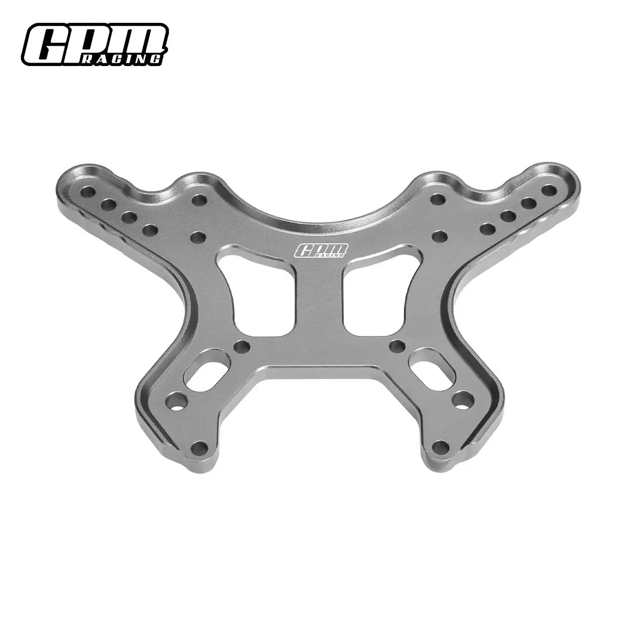 GPM Alu voordemperplaat voor 1/8 Kraton 6S Notorious Outcast Fireteam ARRMA