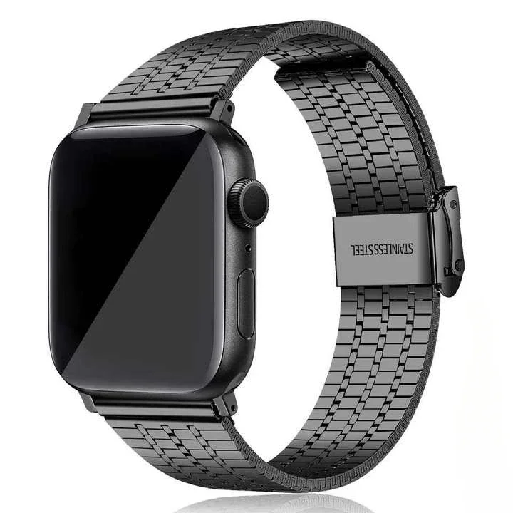 Stainless Steel Bracelet for Apple Watch 9 8 Ultra 2 Band 49mm 45mm 44mm 41mm 40mm Correa IWatch Series 7 6 5 SE Strap 42mm 38mm