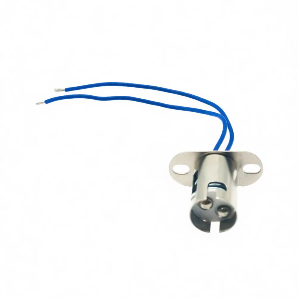 1157 BA15D Car Brake Turn Signal Light Socket Holder Base Connector Adapter Wiring Harness Interface Iron Mounting Support