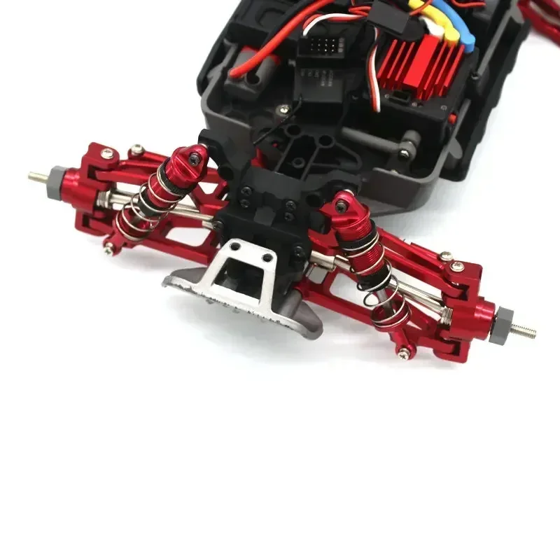 Componentes de direção do braço bloco de direção rc carro atualizações peças dianteiro traseiro para mjx h16 16207 16208 16209 16210 1/16