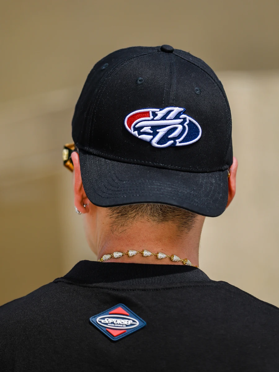 Adjustable American Casual Embroidered Golf Cap Men's Summer Bent Brim Three-Dimensional Embroidery Cotton Baseball Cap