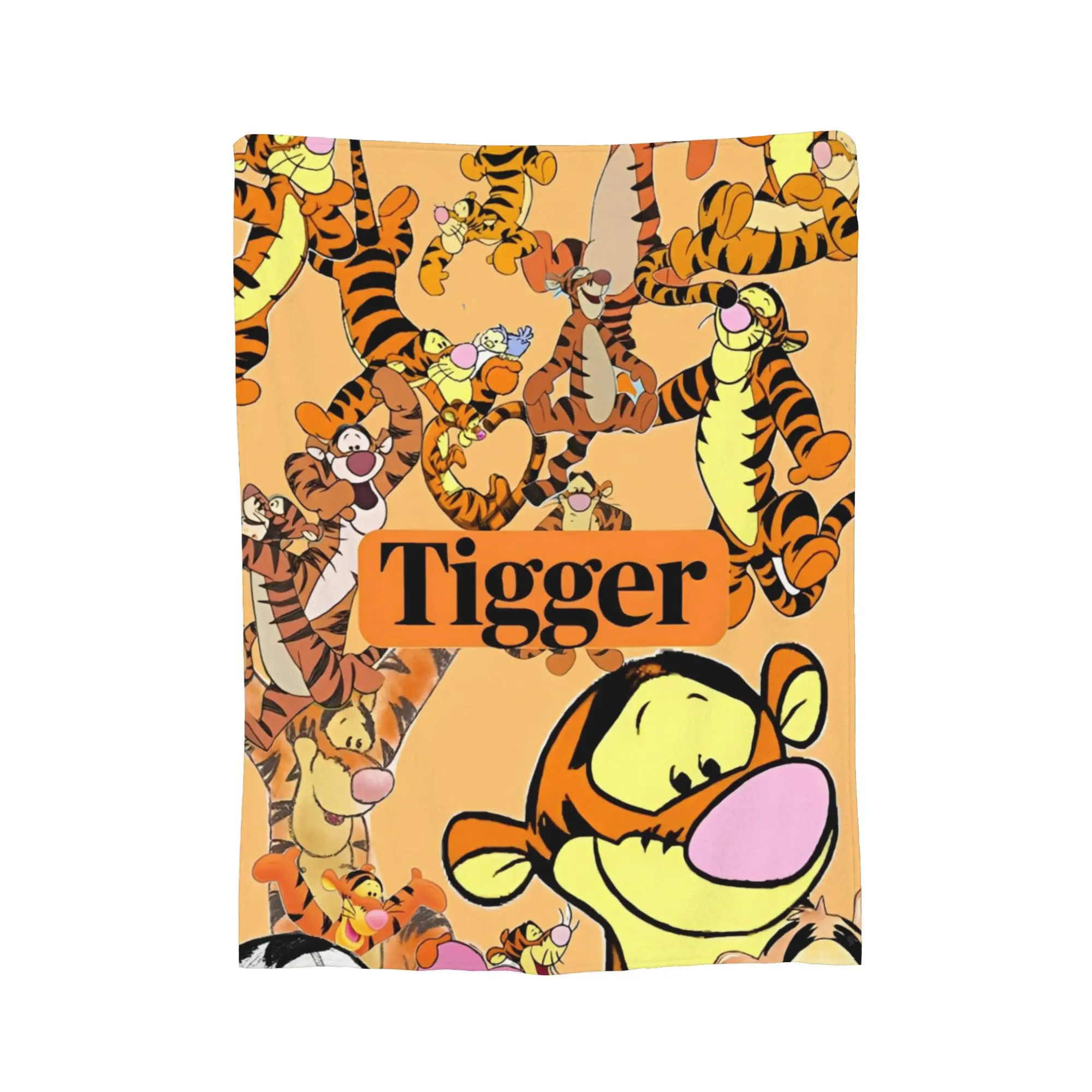 بطانية ويني ذا بوه الكرتونية، بطانيات مريحة فائقة النعومة للسرير مقاس 50 × 60 بوصة، لحاف بمقاسات متعددة