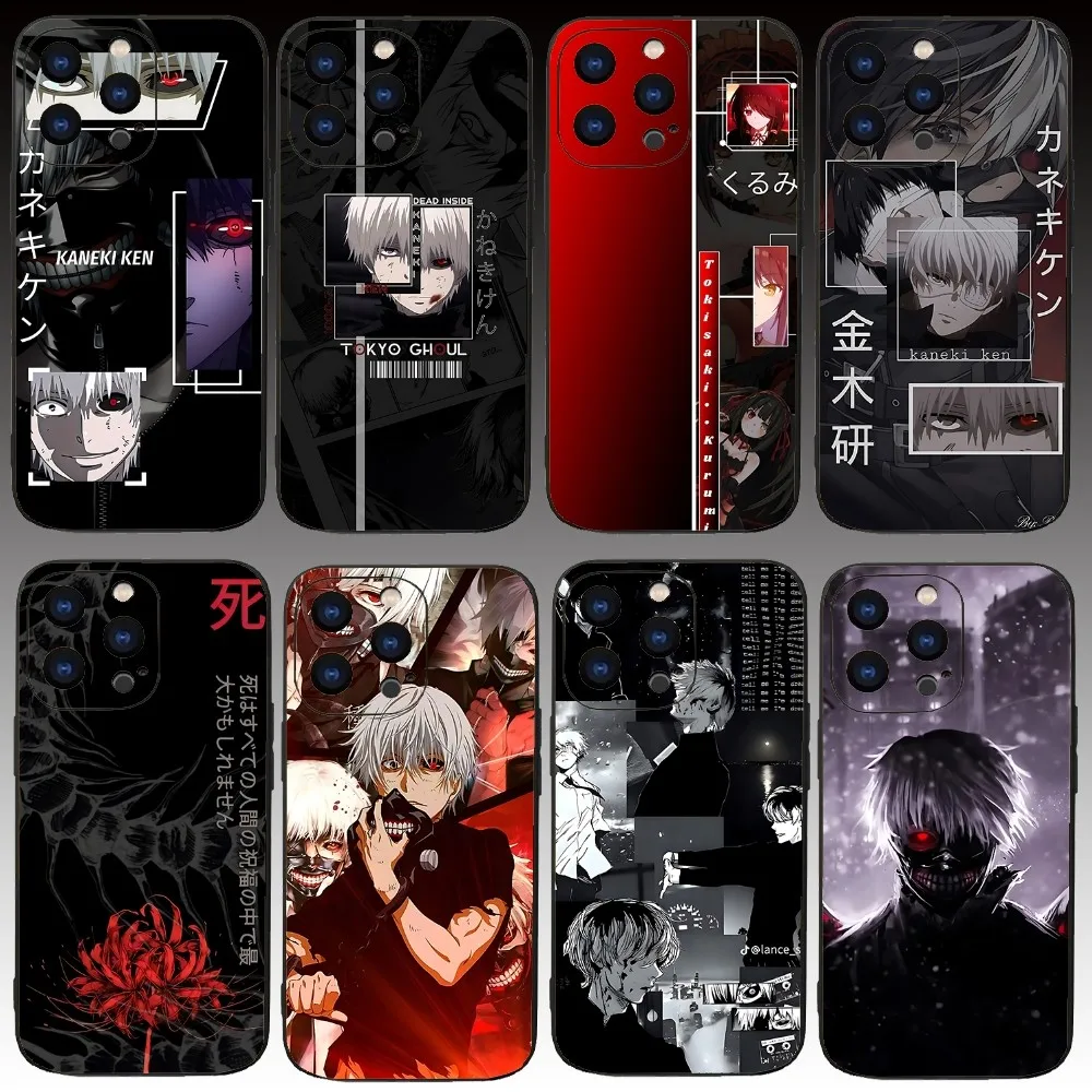 Anime T-Tokyos-g-Ghoul Phone Case For Iphone 15 11 13 14 Pro Max 7 8 Plus X Xr Xs Max Se2020 12mini Cover Case