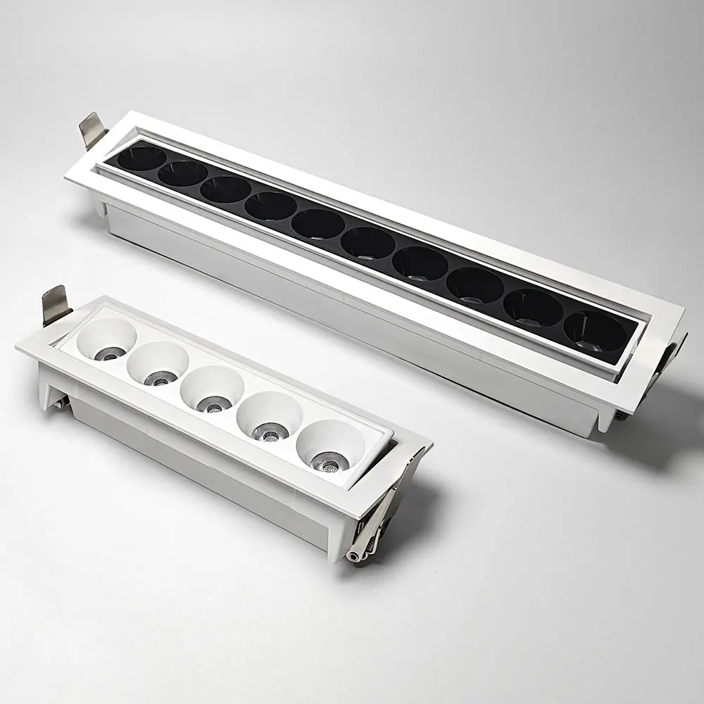 New Launched Recessed Anti-Glare Aluminum COB Linear Downlight House