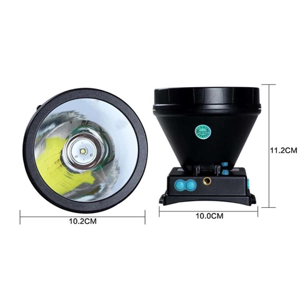 Rechargeable Ultra Bright 736T Headlamp, High Lumens LED Headlight with Long Runtime for Camping, Mining & Outdoor Work