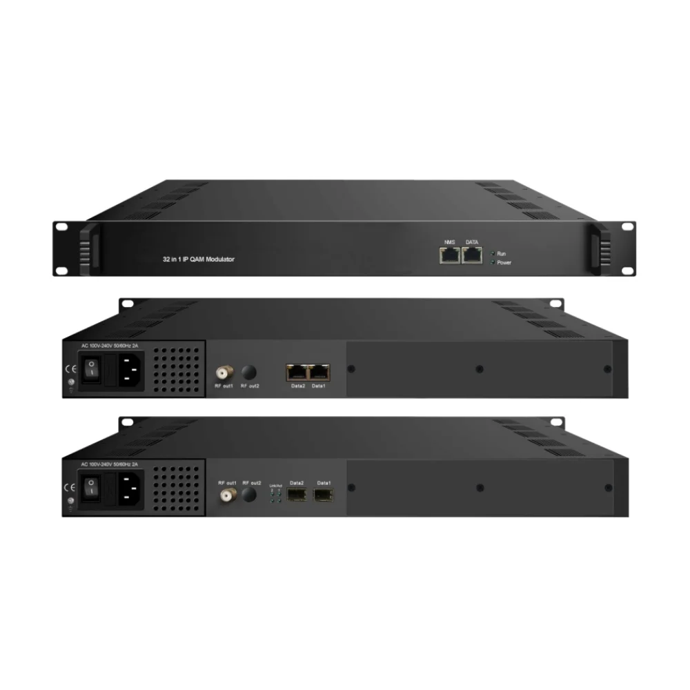 CATV Broadcasting System IP to 32 QAM Modulator DVBC Mux Scrambling Modulator Encrypted UDP/RTP/RTSP