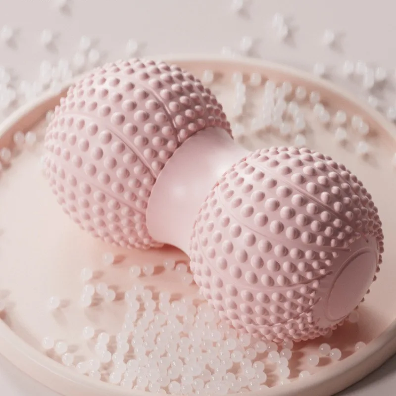 Dual Ball Massage Ball for Spine, Hip, Back & Leg - TPE Material, with Dots, Ideal for Yoga & Fitness, Muscle Relaxation
