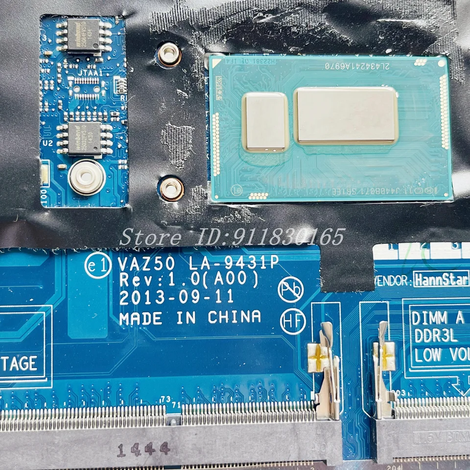 パソコンテーブル VAZ50 LA-9431P Mainboard For Dell Latitude 7240 E7240 Laptop