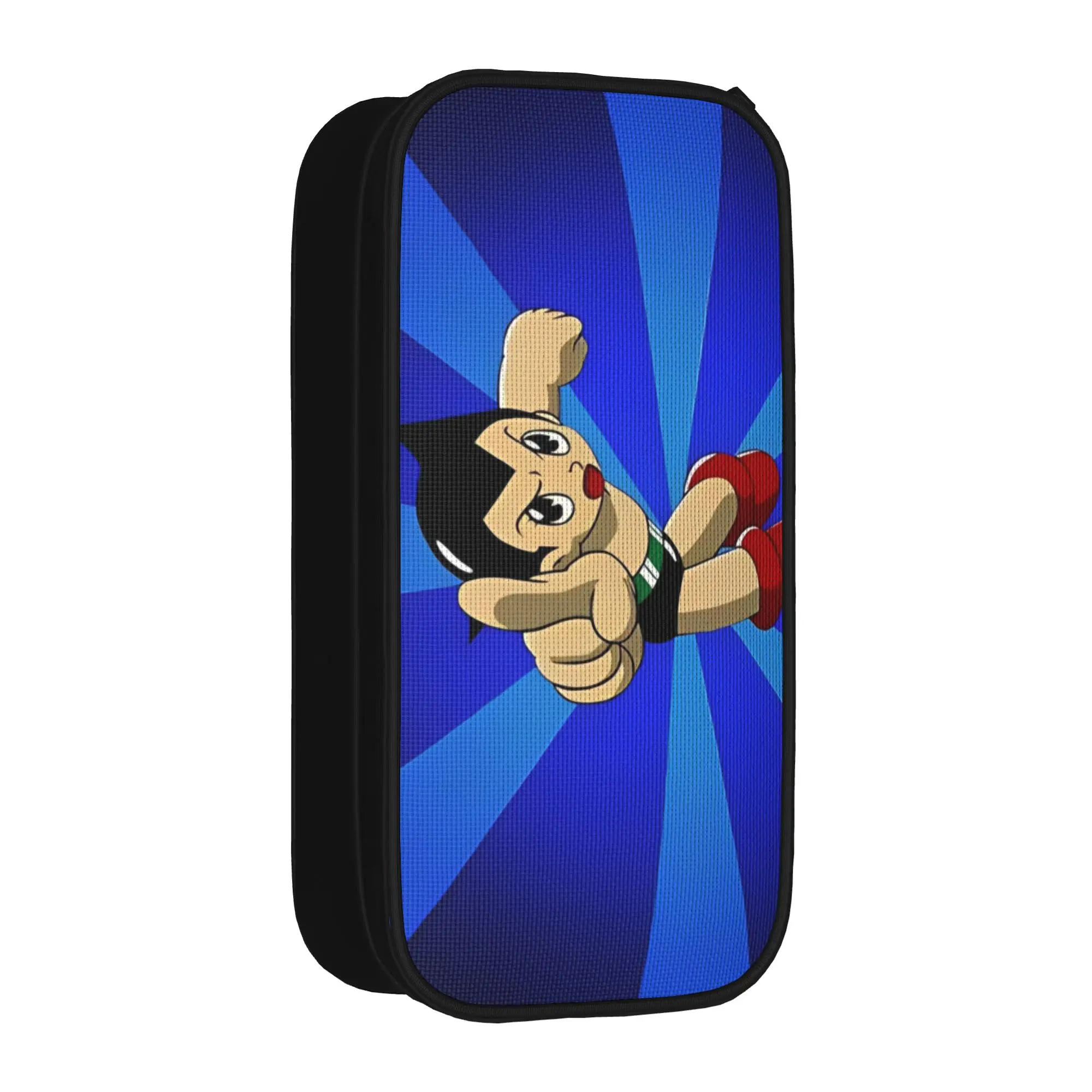 Astro Boy Tetsuwan Mighty Trousse à crayons amusante, classique, style anime, porte-stylos, sacs pour étudiants, grande capacité, trousse scolaire, papeterie