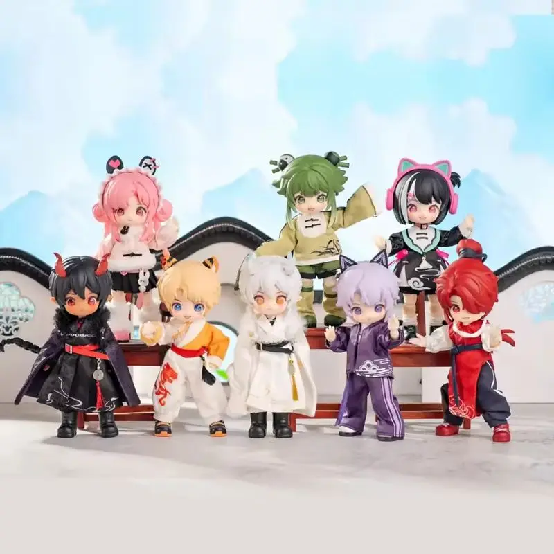 Nagi Beast Boy Three Generations Study Tour Season Ob11 Blind Box Movable Joint Doll 1/12 Bjd Trendy Play Cute Hand-Made Gift