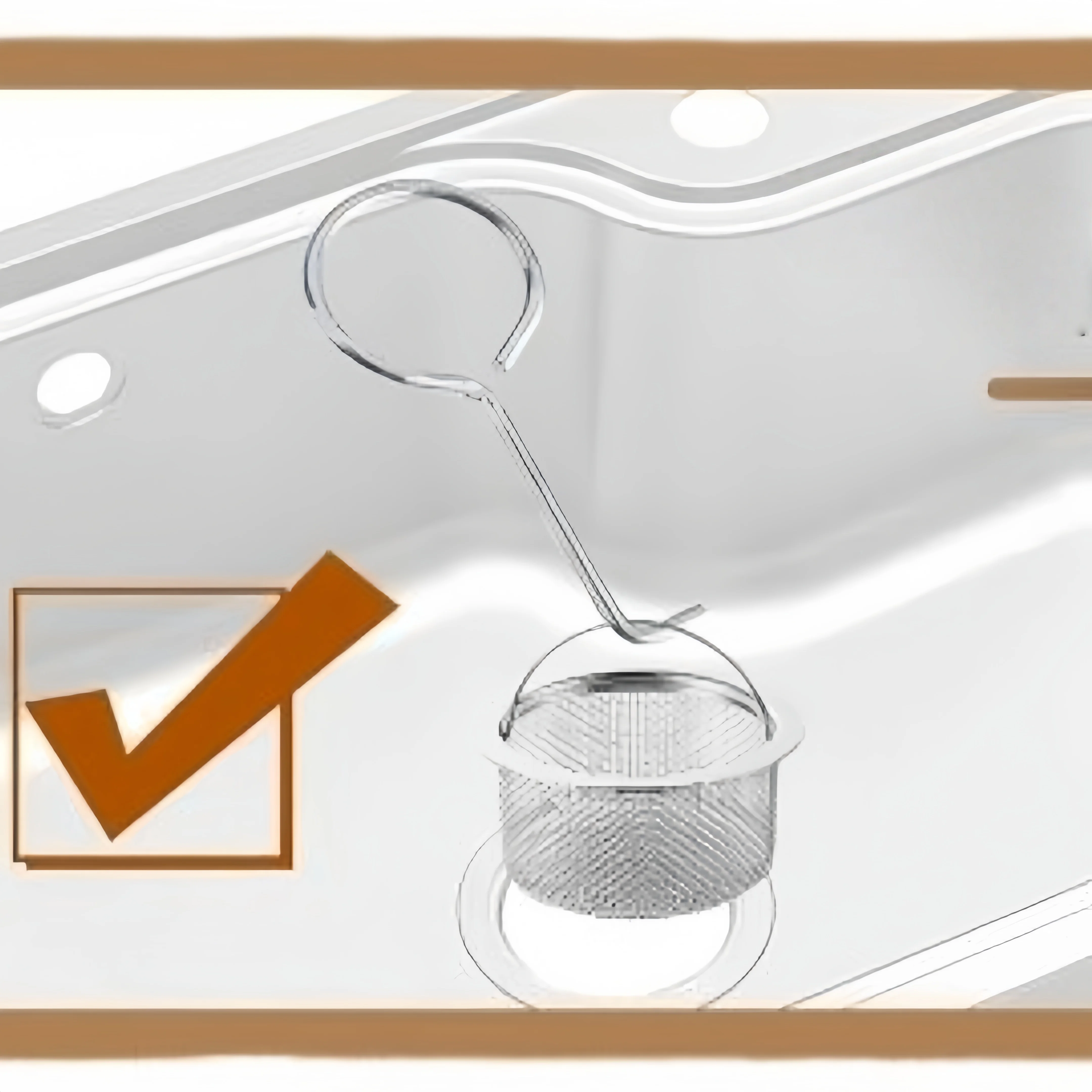 

Stainless Steel Floor Drain Pull Hook, Floor Drain Accessory, Stainless Steel Pull Ring, Floor Drain Cover Handle