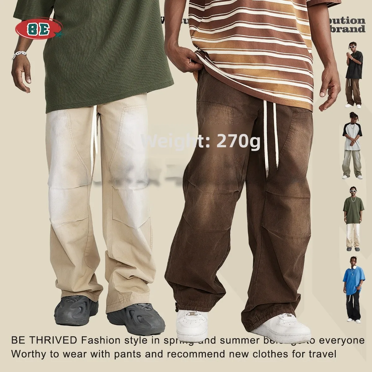 

Мужские рабочие брюки из хлопкового твила на шнурке, осенне-зимние, в стиле ретро, удлиненные, модный дизайн