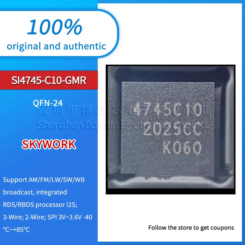 SI4745-C10-GMR 4745C10 QFN24 USB gadget